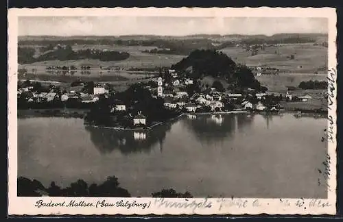 AK Mattsee /Salzburg, Blick auf den Badesee