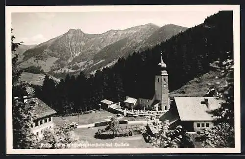 AK Krispl, Ortspartie mit Blick auf den Schmittenstein