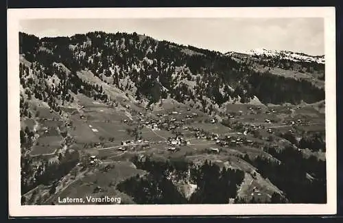 AK Laterns /Vorarlberg, Ortsansicht aus der Vogelschau