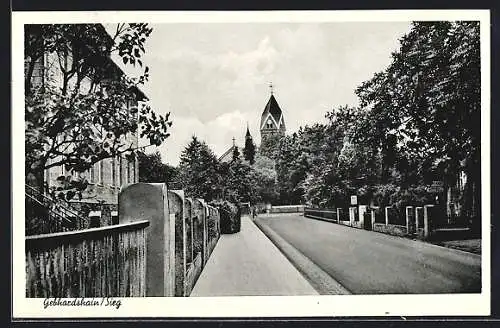 AK Gebhardshain / Sieg, Strassenpartie