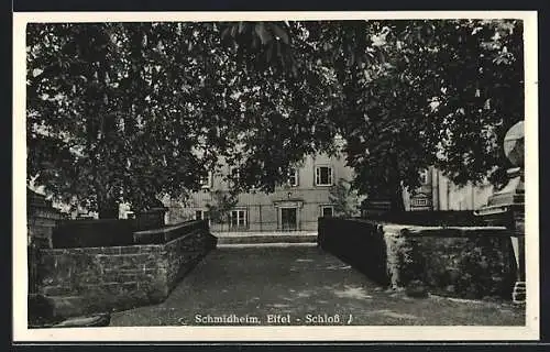 AK Schmidheim / Eifel, Blick zum Schloss