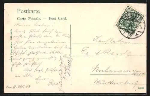 AK Mainz am Rhein, Ortsansicht vom Stephansturm