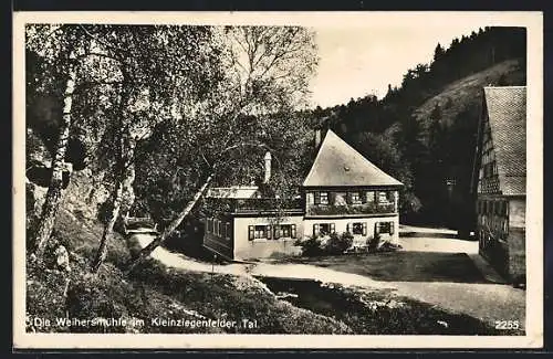 AK Kleinziegenfeld, Weihersmühle im Kleinziegenfelder Tal