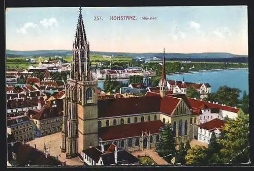 AK Konstanz, Ortspartie mit Münster