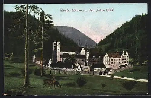 AK Hirsau, Kloster Hirsau vor dem Jahre 1692