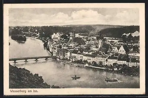 AK Wasserburg a. Inn, Totalansicht