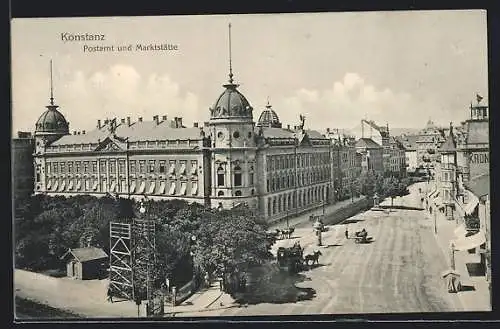 AK Konstanz, Postamt und Marktstätte