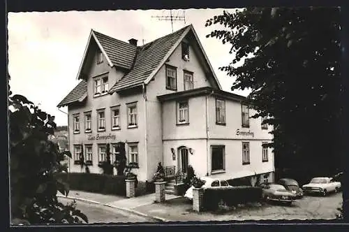 AK Schonach /Schwarzwald, Hotel-Pension Sommerberg