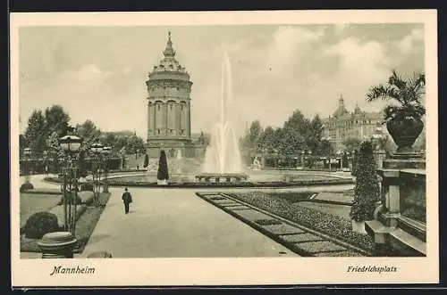 AK Mannheim, Friedrichsplatz