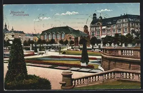 AK Mannheim, Friedrichsplatz