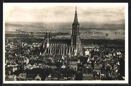 AK Ulm a. d. D., Blick zum Münster