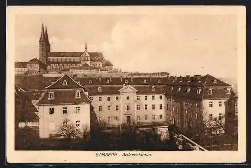 AK Bamberg, Aufseeianum aus der Vogelschau