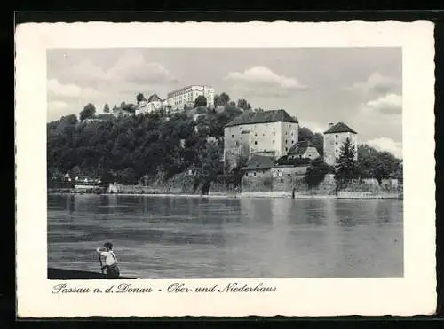 AK Passau a. d. Donau, Ober- und Niederhaus