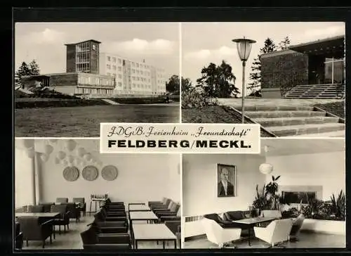 AK Feldberg /Meckl., FDGB-Ferienheim Freundschaft