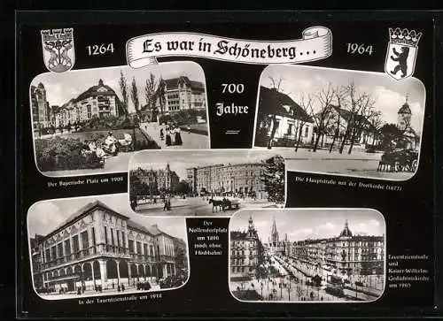 AK Berlin-Schöneberg, Nollendorfplatz, Bayerischer Platz, Tauentzienstrasse
