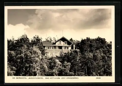 AK Bad Gottleuba, HO-Berghotel Augustusberg