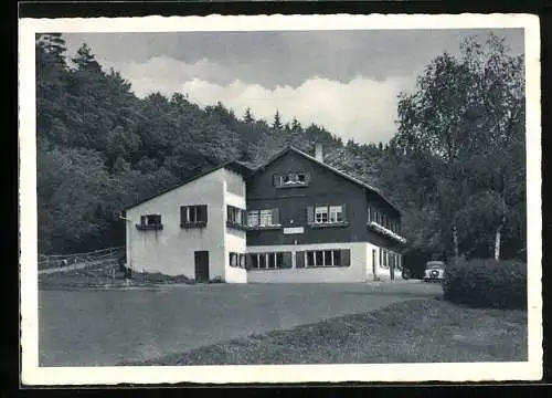 AK Völkersleier, Blick auf Arbeiterwohlfahrt Kinderheim Sippachsmühle