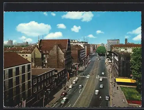 AK Duisburg, Blick in die Königstrasse