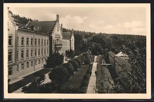 AK Oppenweiler, Wilhelmsheim mit Promenade aus der Vogelschau