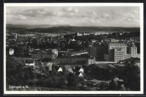 AK Tübingen a. N., Stadtansicht aus der Vogelschau