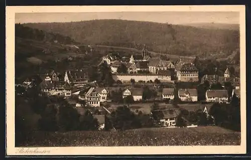 AK Bebenhausen, Ortsansicht aus der Vogelschau