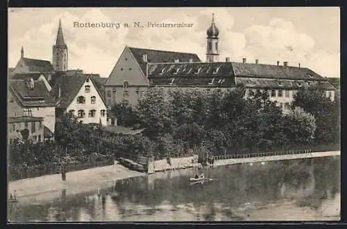 AK Rottenburg a. N., Partie am Priesterseminar