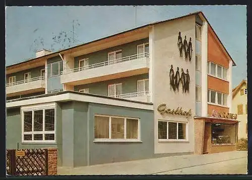 AK Steinenbronn bei Stuttgart, Hotel-Gasthof Krone