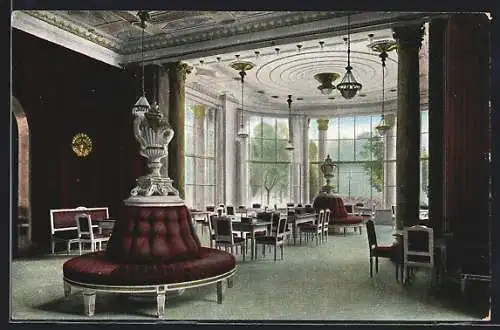 AK Wiesbaden, Neues Kurhaus, Speisesaal