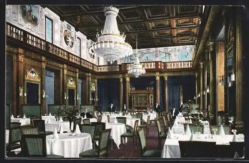 AK Wiesbaden, Neues Kurhaus-Weinsalon