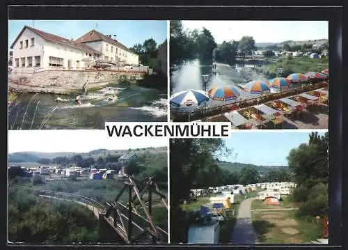 AK Hemmersdorf /Saar, Ausflugsstätte und Campingplatz Wackenmühle