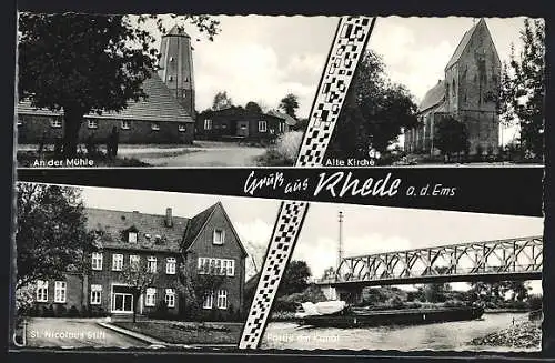 AK Rhede a. d. Ems, Alte Kirche, St. Nicolaus-Stift, An der Mühle