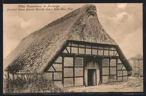 AK Hollwege, Altes Bauernhaus