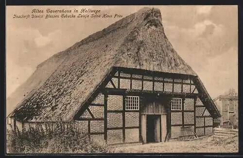 AK Hollwege, Altes Bauernhaus