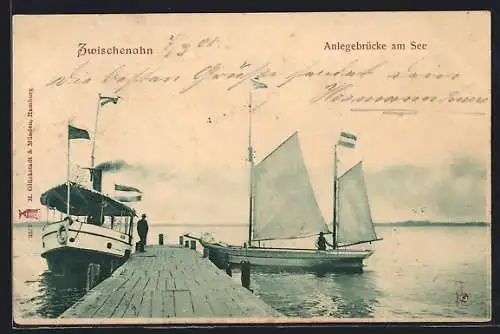 AK Zwischenahn, Anlegebrücke am See