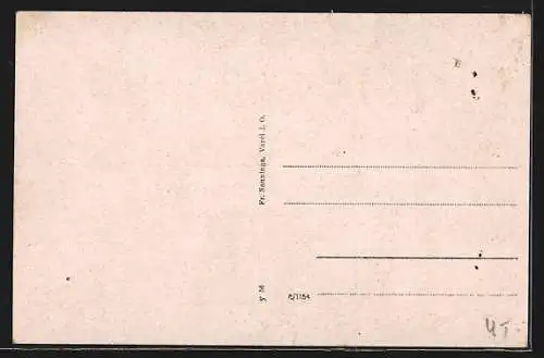 AK Bad Zwischenahn i. O., Fachwerkhaus, von einer Wiese gesehen