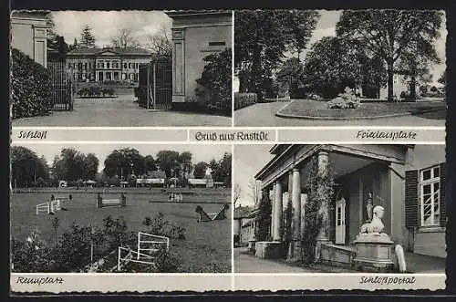 AK Rastede, Rennplatz, Schloss, Friedensplatz