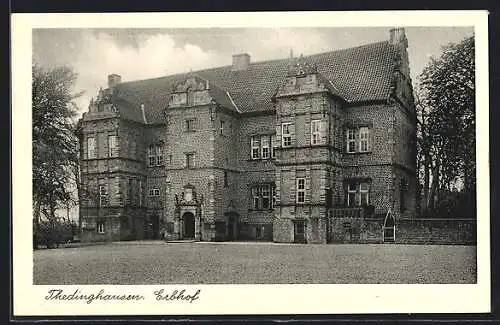 AK Thedinghausen, Partie am Erbhof