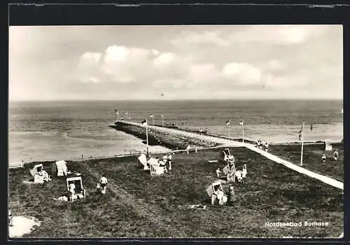 AK Burhave, Strandkörbe am Meer