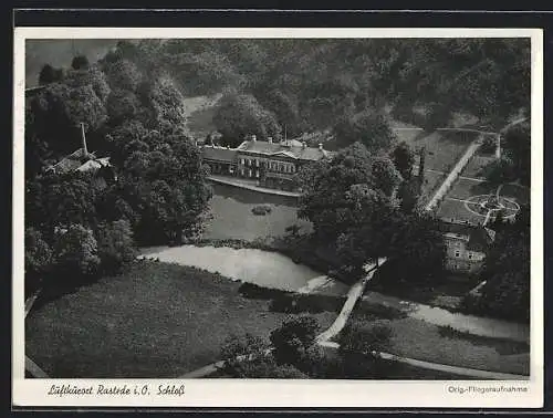 AK Rastede i. O., Das Schloss vom Flugzeug aus