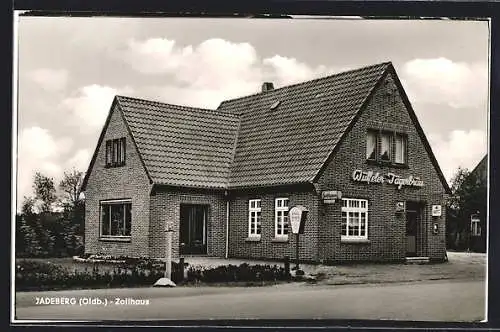 AK Jadeberg /Oldb., Gasthaus Zum Zollhaus G. Buchal