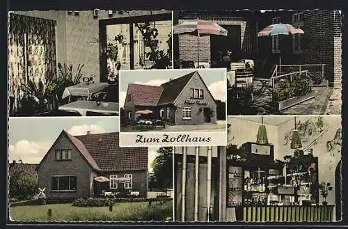 AK Jaderberg /Oldb., Gasthaus Zum Zollhaus, Innenansichten