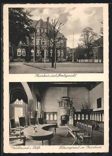 AK Wittmund i. Ostfr., Kreishaus und Amtsgericht, Sitzungssaal