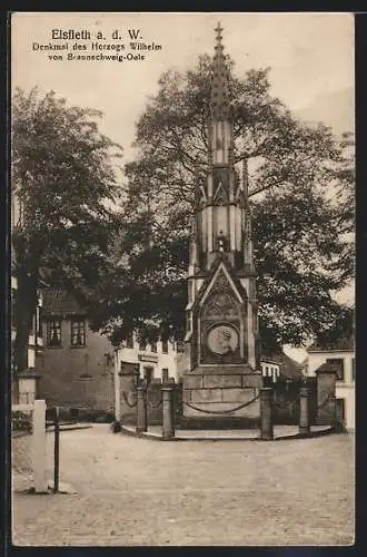 AK Elsfleth a. d. W., Denkmal des Herzogs Wilhelm von Braunschweig-Oels