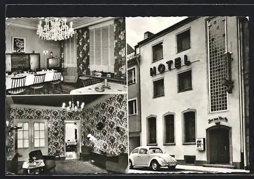 AK Koblenz, Hotel Jan van Werth R. Matheblowski, v. Werth Strasse 9
