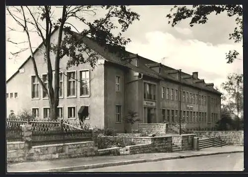 AK Heiligenstadt /Eichsfeld, Postamt mit Strassenpartie