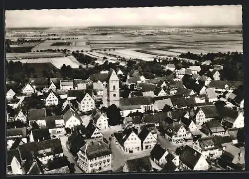 AK Weitingen /Kreis Horb, Teilansicht aus der Vogelschau