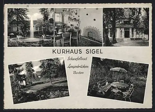 AK Langenbrücken, Kurhaus Sigel