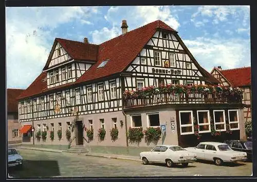 AK Murrhardt, Hotel Sonne-Post