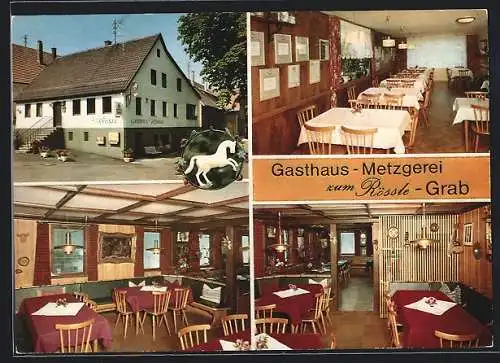 AK Grab /Kr. Backnang, Gasthaus zum Rössle