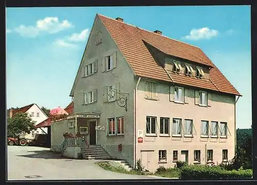 AK Sechselberg /Kr. Backnang, Gasthaus zum Waldhorn